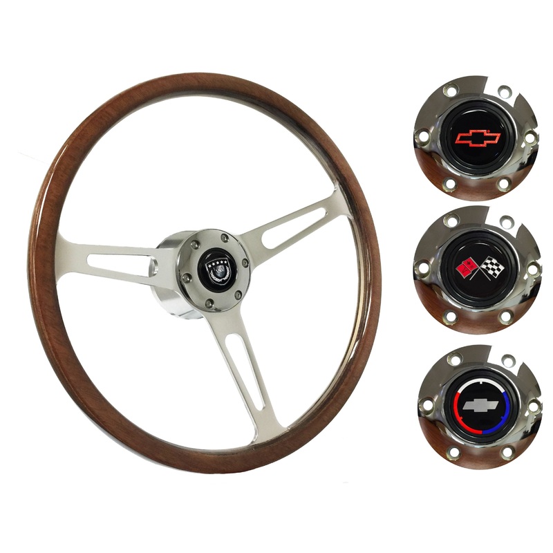 1967 Corvette Steering Wheel Kit | Deluxe Walnut Wood | ST3554