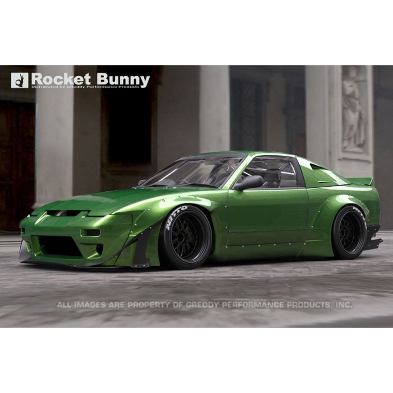 GReddy Full Rocket Bunny Wide Body Aero Kit w/ Wing | 1989-1993 Nissan 240SX  (17020380)