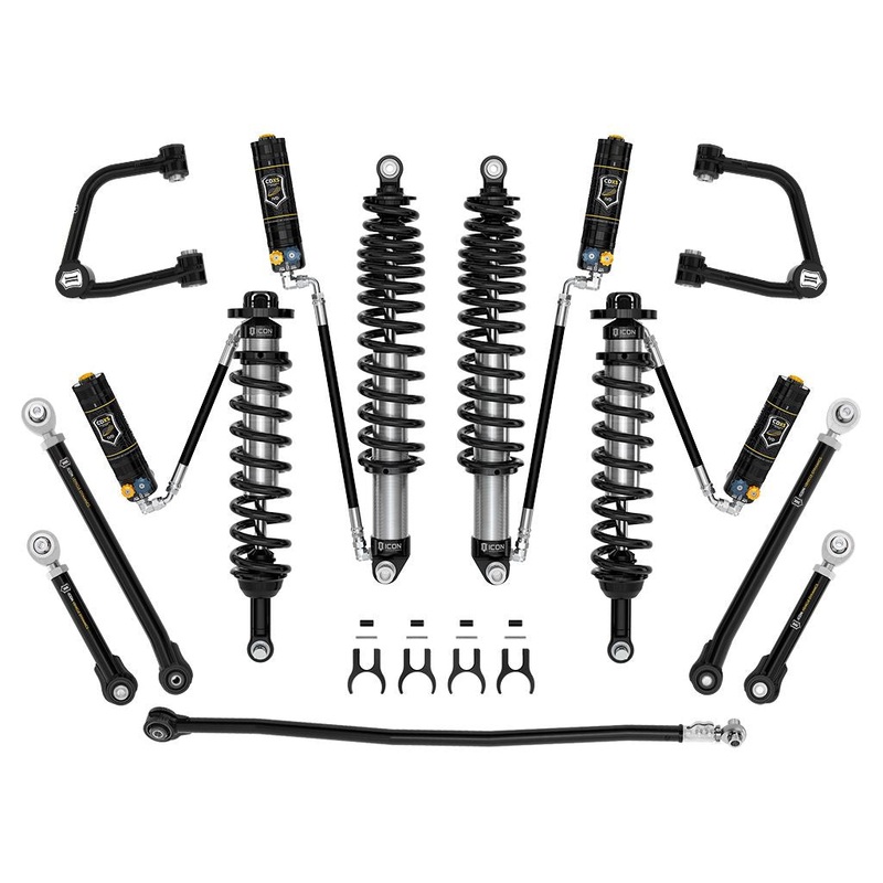 ICON 21-24 BRONCO NON-SASQUATCH 3-4″ LIFT STAGE 7 SUSPENSION SYSTEM CDXS TUBULAR HEAVY RATE