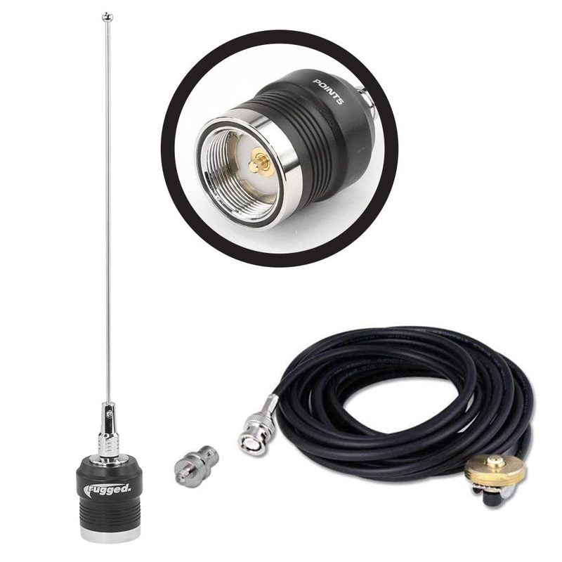 Uhf External Antenna Kit For Handheld Radios (Uhf 450 – 470 Mhz) by Rugged Radios