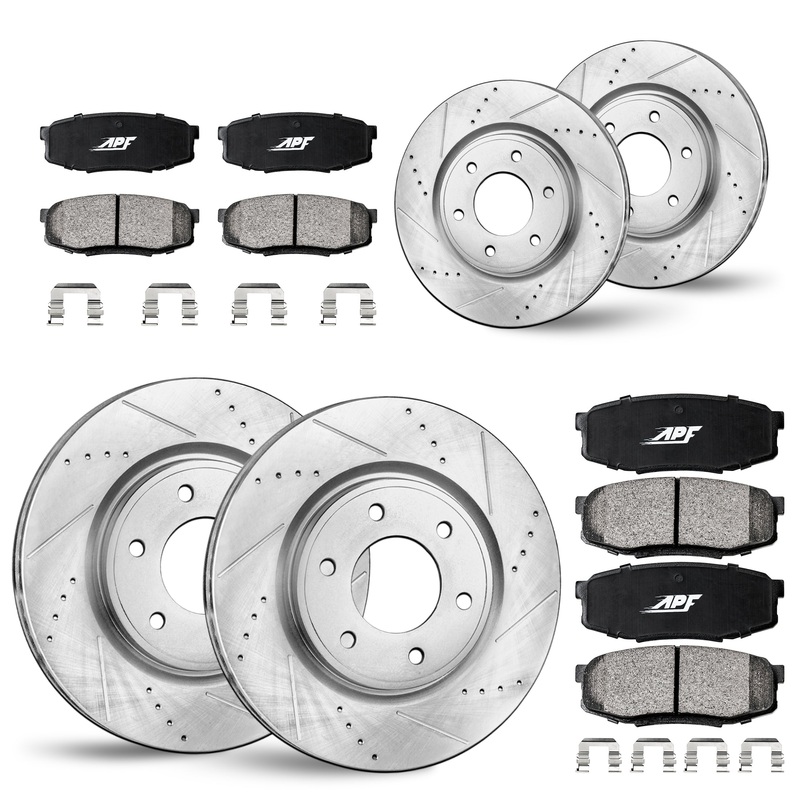 APF Full Brake Kit Rotors and Pads for GMC Envoy 2005-2005