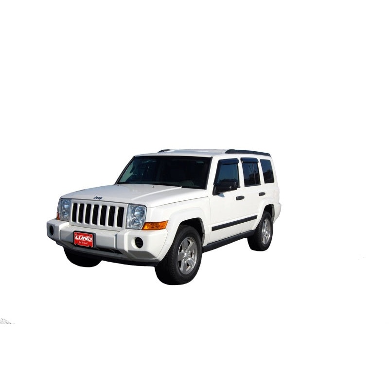 AVS 06-10 Jeep Commander Ventvisor Outside Mount Window Deflectors 4pc – Smoke