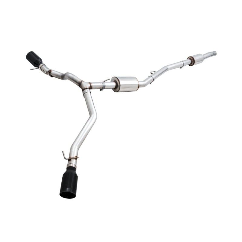 AWE Tuning 20-21 Jeep Gladiator JT 3.6L Tread Edition Cat-Back Dual Exhaust – Diamond Black Tip