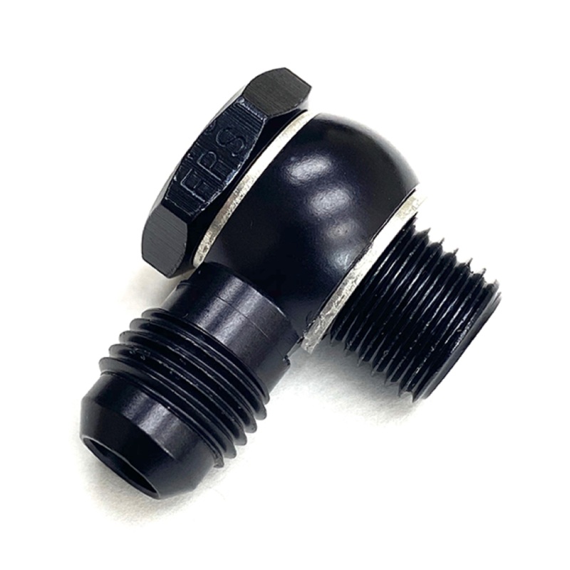 Fragola -4AN Male Banjo x 8mm x 1.25 – Black