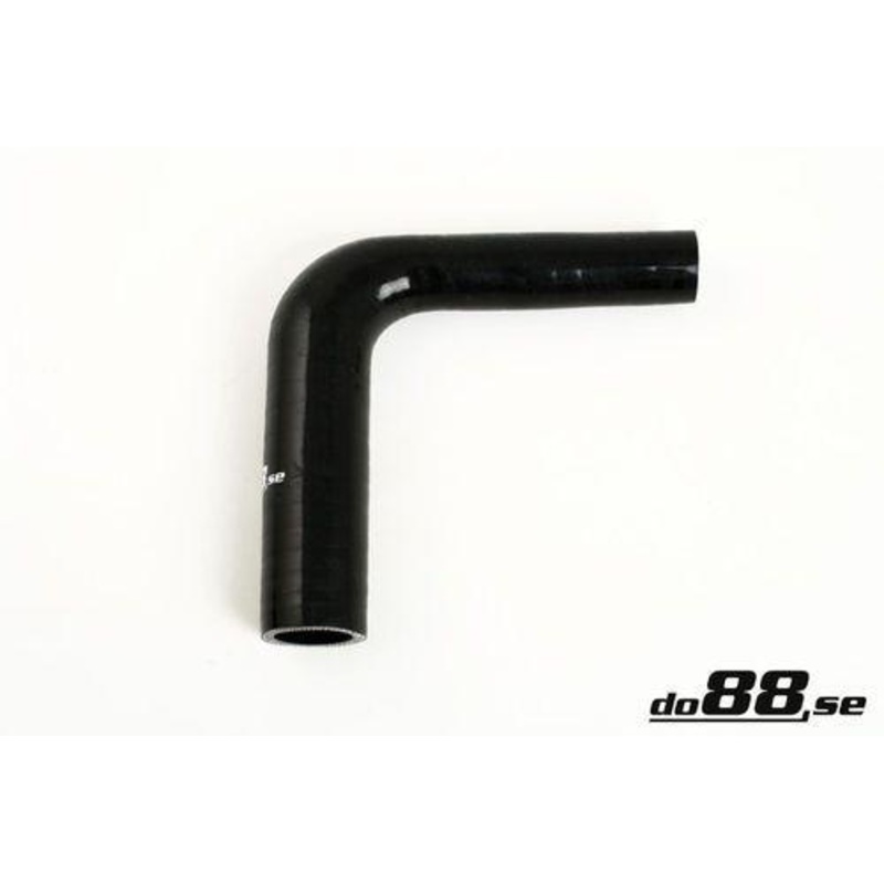 Silicone Hose Black 90 degree 0,625 – 0,75” (16-19mm)
