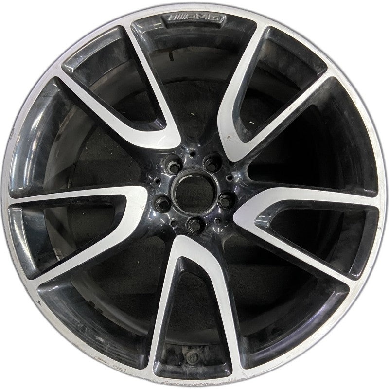 21″ MERCEDES GLC-CLASS 18-19 253 Type GLC43 21×9.5 machined face with black pockets Original OEM Wheel Rim