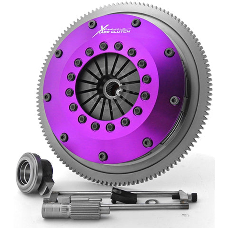 XClutch Twin Solid Ceramic Clutch Kit | 1993-2005 Subaru WRX, 1991-1994 Subaru Legacy, and 2005-2006 Saab 9-2X (XKSU20520-2E)