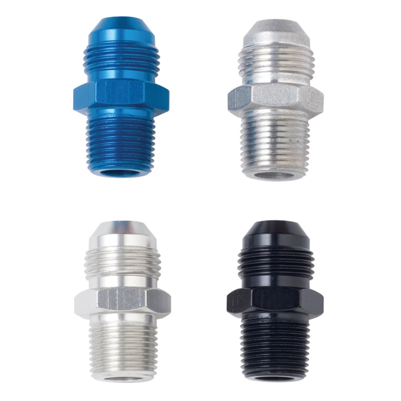 Fragola -10AN x 3/4 NPT Straight Adapter – Black