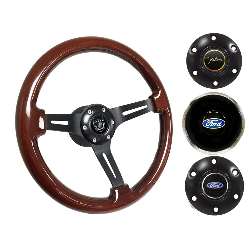 1965-69 Ford Falcon Steering Wheel Kit | Walnut Wood | ST3027