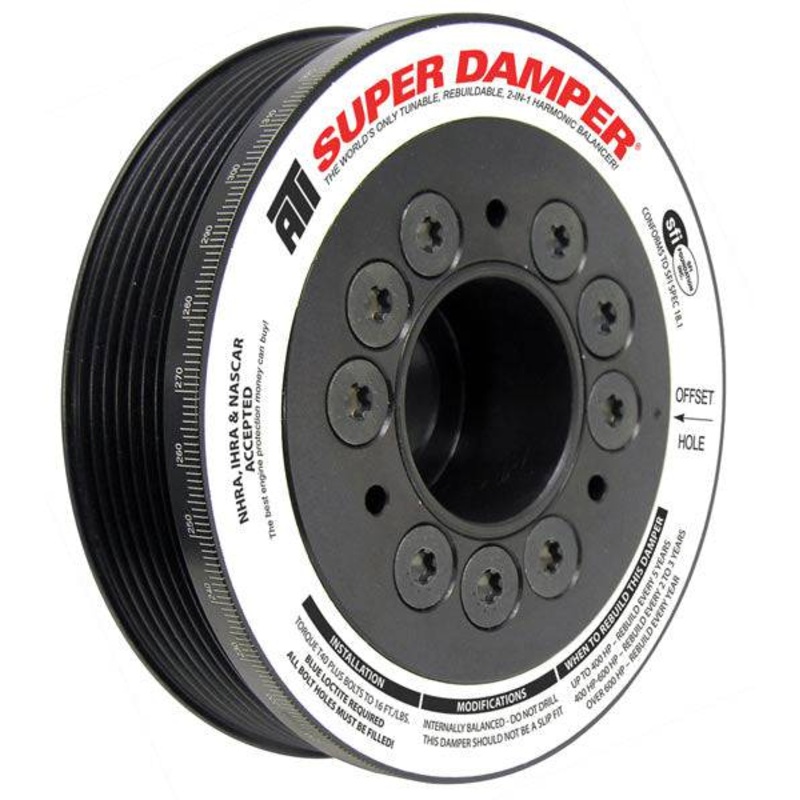 ATI Super Dampers Toyota 2ZZGE  1.8L 4% OD – 1-PC  6 GRV