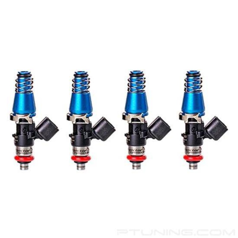 Injector Dynamics ID2600-XDS, for Matrix XR and XRS 2001-2003. 11mm (blue) adaptor top. Denso lower cushion. Set of 4.