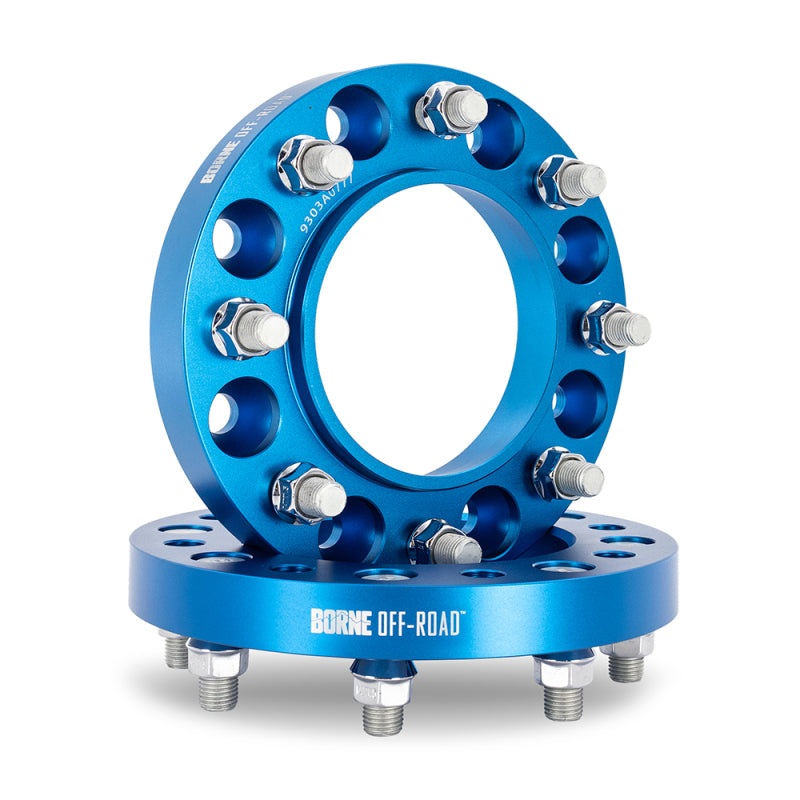 Mishimoto Borne Off-Road Wheel Spacers – 8X170 – 125 – 38.1mm – M14 – Blue