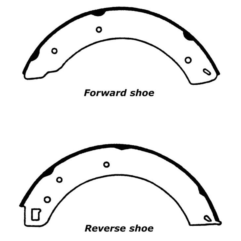 Porterfield Brake Shoes for 1968 MG MGC