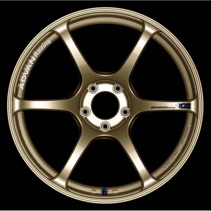 Advan RGIII 17×7.0 +42 4-100 Racing Gold Metallic Wheel