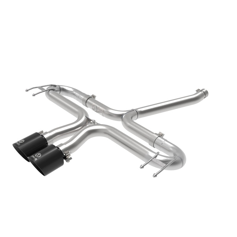 aFe Takeda 2-1/2in 304 SS Axle-Back Exhaust w/Black Tips 17-20 Honda Civic Sport L4-1.5L (t)
