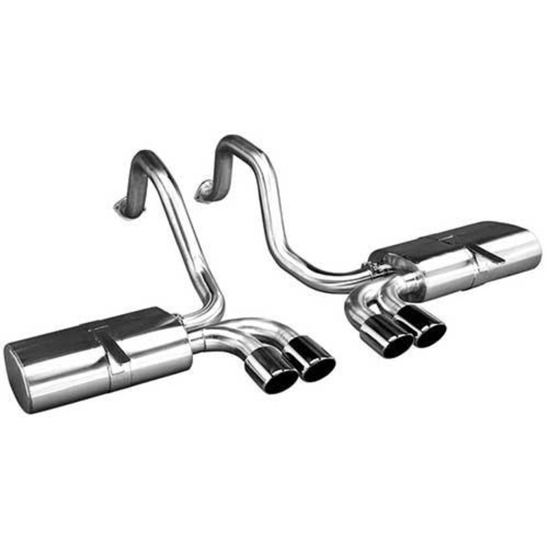 Corsa C5 Sport Axle-back Exhaust System – Black | 1997-2004 Chevy Corvette (14111BLK)