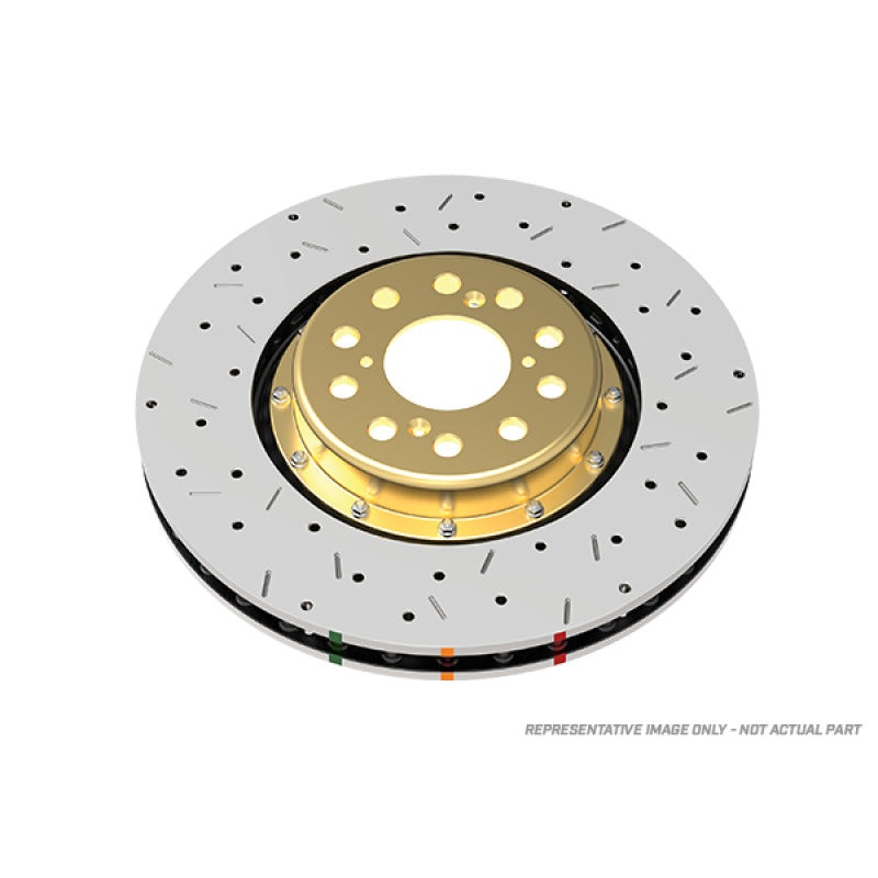 DBA 97-12 Chevrolet Corvette 5000 Series Slotted Front Rotor (Black Hat)