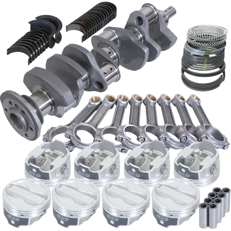 Eagle Chevy LT1 350 1Pc 3.750in Crank 6.000in I-Beam Rods -18cc 4.060in Pistons Rotating Assembly