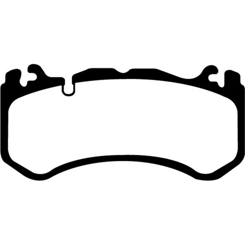 EBC 12+ Maserati Quattroporte 3.8 Twin Turbo Yellowstuff Front Brake Pads