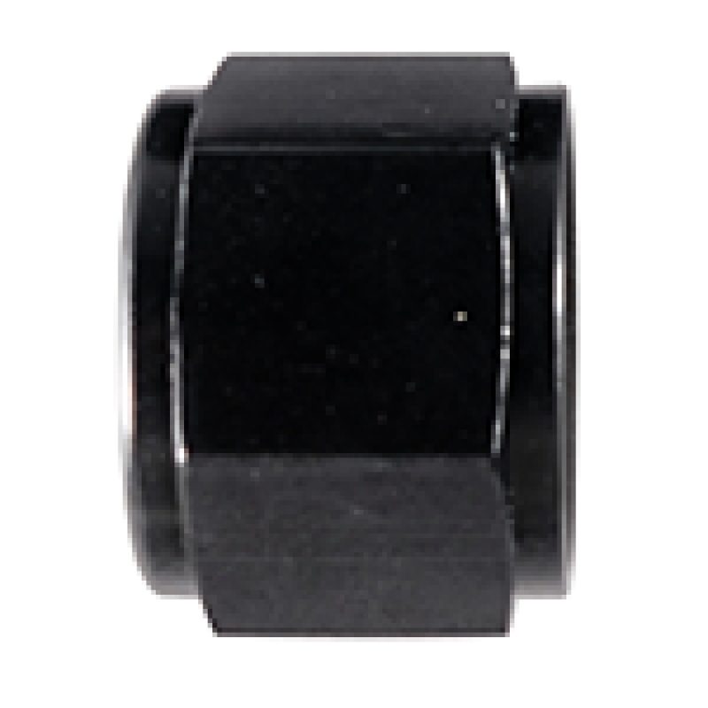 Fragola -6AN Aluminum Flare Cap – Black