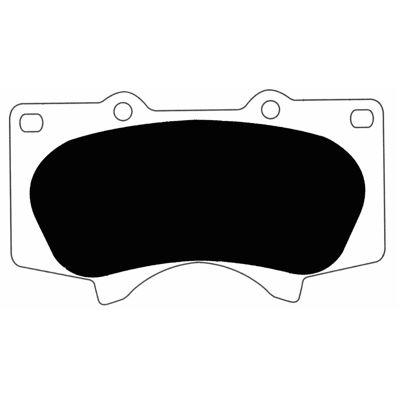 Porterfield Brake Pads for 2015 TOYOTA TACOMA 4WD  6 Lug