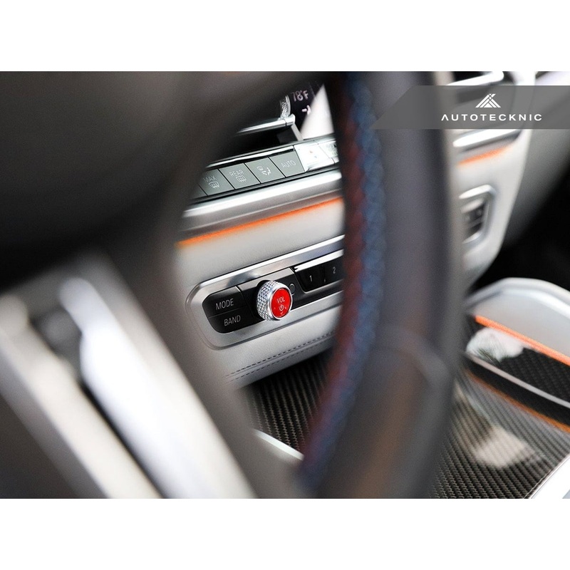 AutoTecknic Bright Red Audio Volume Button – G22/ G23/ G26 4-Series