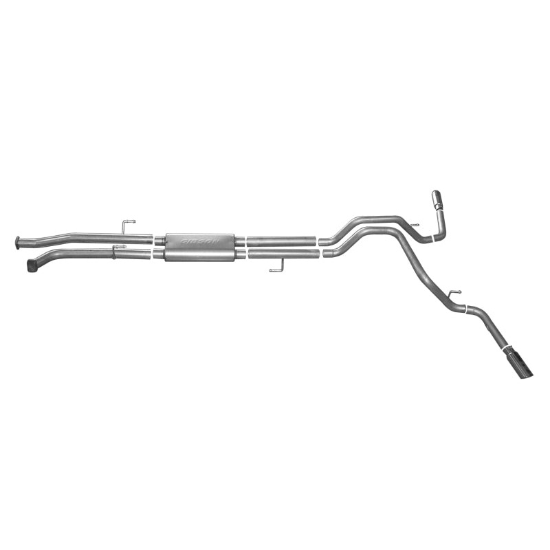 Gibson 14-19 Toyota Tundra SR 4.6L 2.5in Cat-Back Dual Extreme Exhaust – Stainless