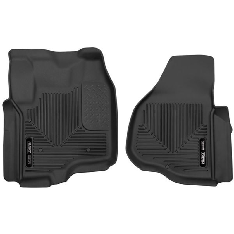 Husky Liners X-act Contour Floor Liners 2012-2016 Ford F-250/F-350/F-450 Super Duty Crew Cab/Super Cab w/driver’s side foot rest (Front)