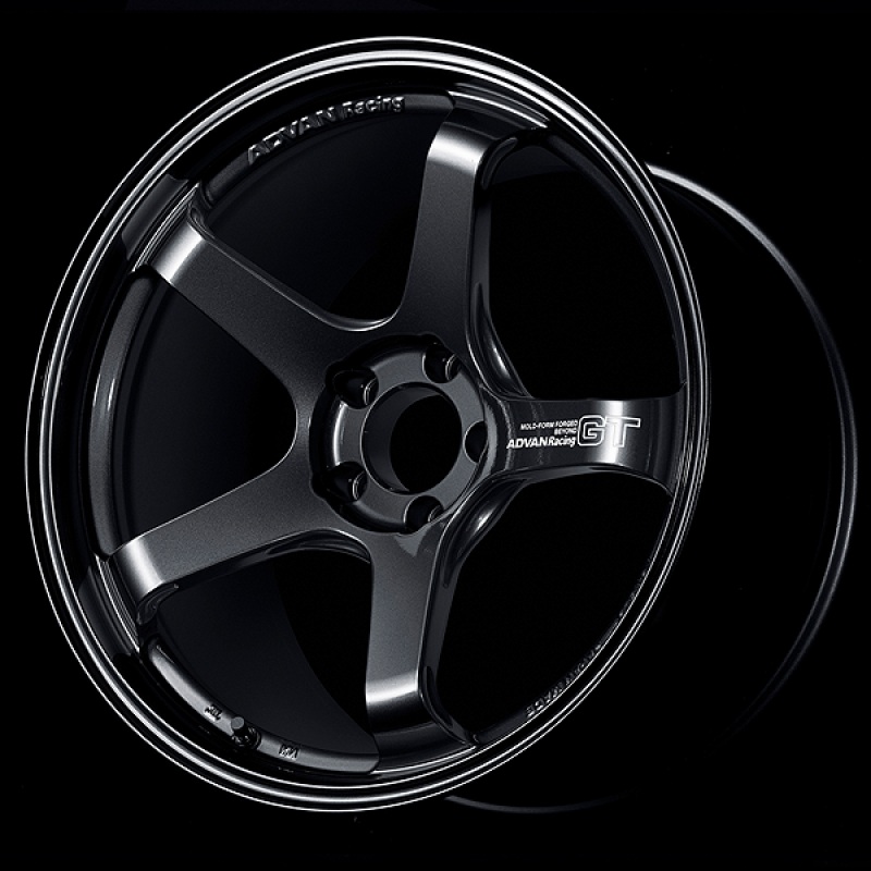 Advan GT Beyond 19×9.5 +22 5-120 Racing Titanium Black Wheel