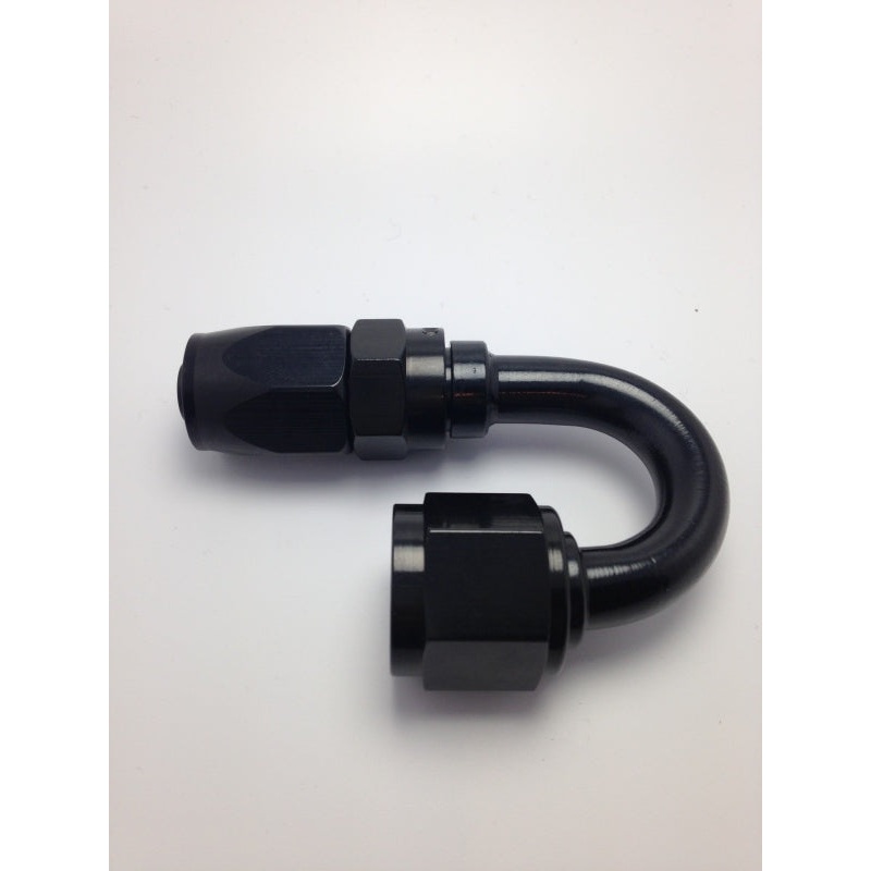 Fragola -10AN x 180 Degree Pro-Flow Hose End – Black