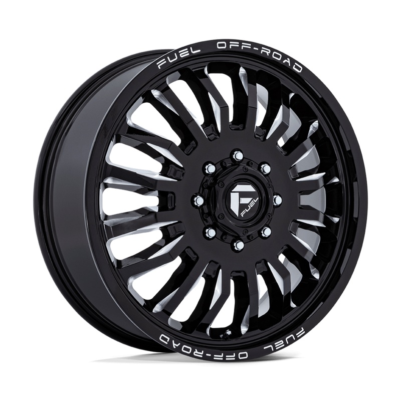 Fuel Wheels D868 ARC Dually 22″ 8×170 Gloss Black Milled