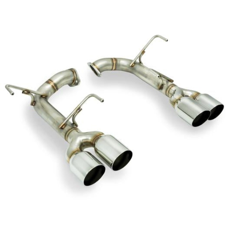 Remark Axleback Muffler Delete Single Wall Polished Tips – 15-21 WRX/STI