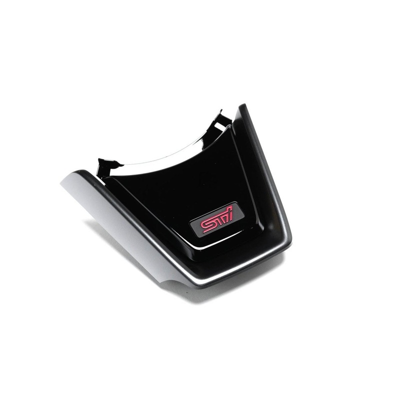 Subaru [22-25 WRX] JDM Piano Black Lower Steering Wheel Trim w/ STI Logo |  34342VC020