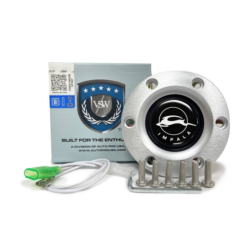 VSW S6 | Impala Emblem | Brushed Horn Button | STE1026BRU