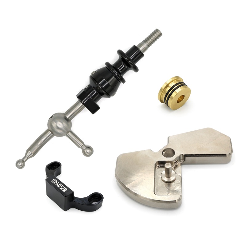 BilletWorkz [15-25 WRX] Short Throw Shifter Kit – with Red Shifter Stop Black | BW-SK-VA-RLK-R