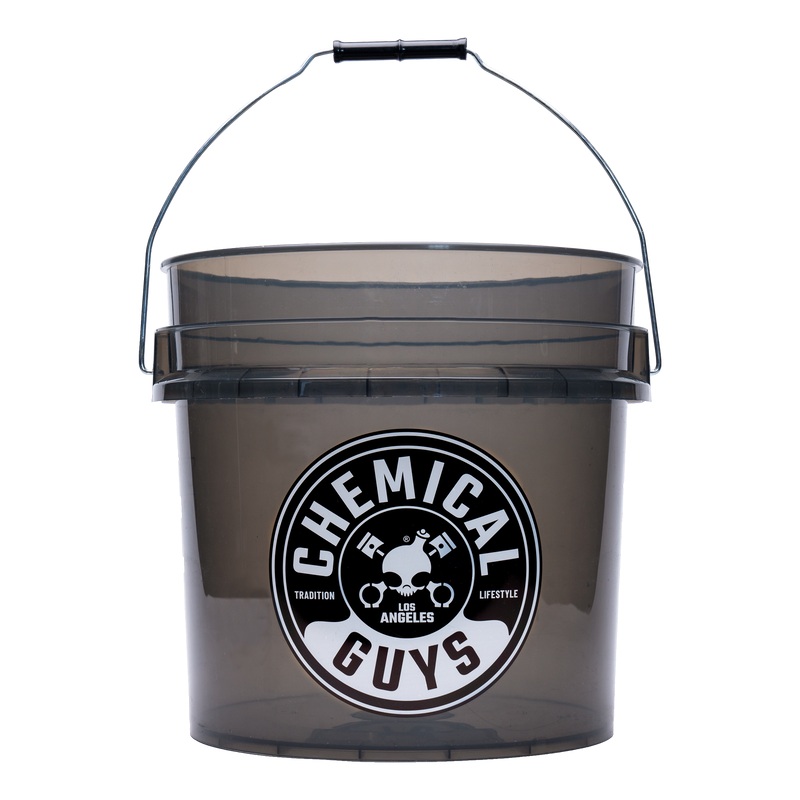 Chemical Guys Heavy Duty Detailing Bucket Smoked Black (4.5 Gal)