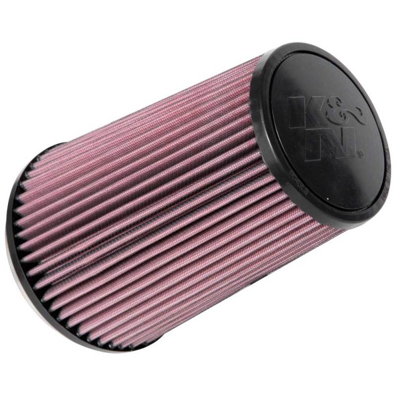 K&N Universal Clamp-On Air Filter 4-1/2in FLG / 5-7/8in B / 4-1/2in T / 8-3/8in H