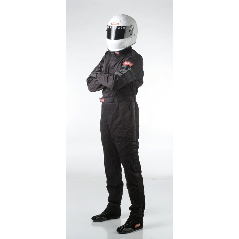RaceQuip Black SFI-1 1-L Suit – XL