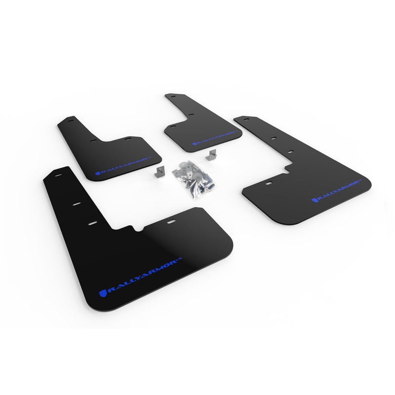 Rally Armor 2020+ Subaru Outback Black Mud Flap Blue Logo