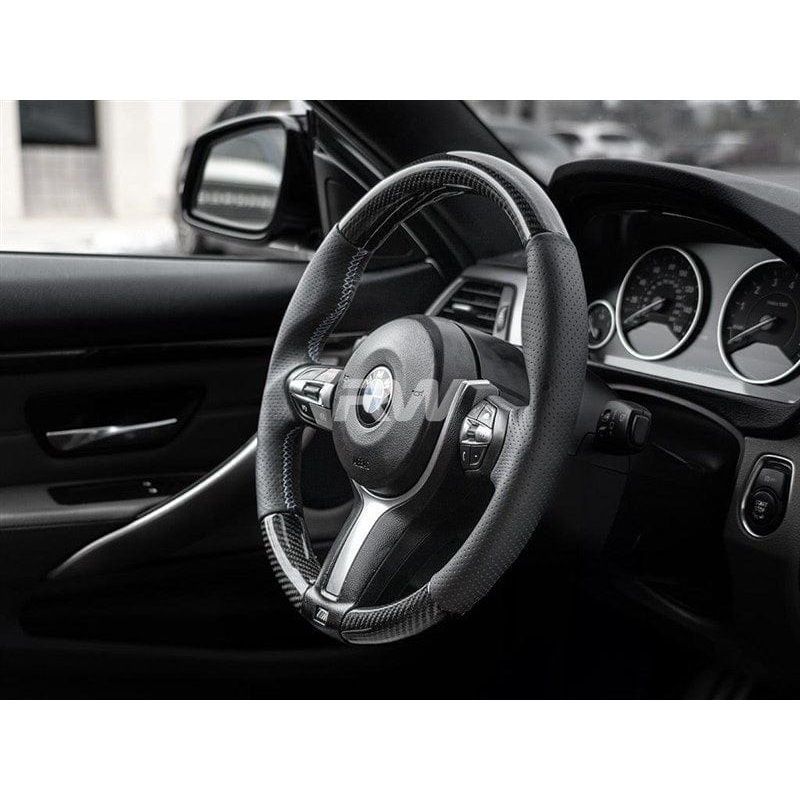 RW Carbon Carbon Fiber Steering Wheel Replacement – BMW / F2X / F3X / F8X
