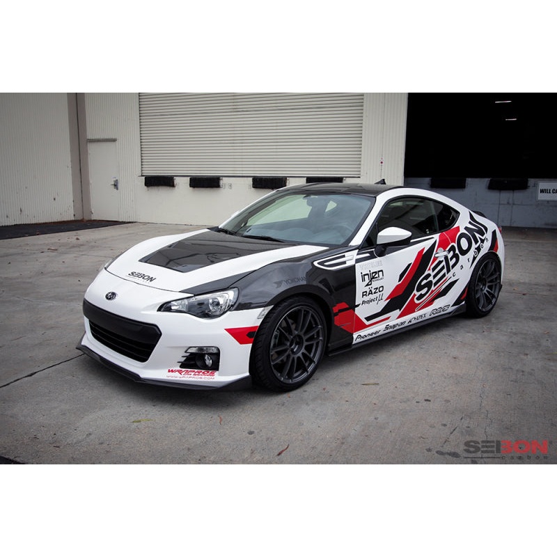 SEIBON DV-Style Carbon Fiber Hood – 2013-2020 Subaru BRZ/Scion FR-S/Toyota GT86 (ZC6/ZN6)
