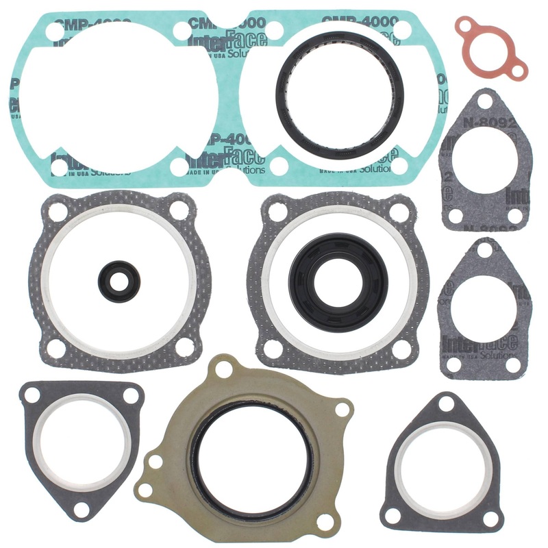 Vertex 711301 Gaskets 1992 Yamaha Enticer ET340TR Complete Gasket Kit w/ Oil Seals