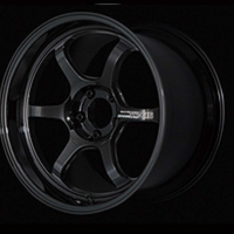 Advan R6 18×8.0 +45 5-114.3 Racing Titanium Black Wheel