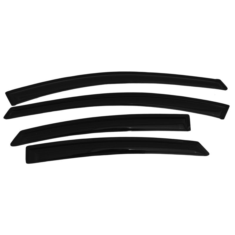 AVS 11-16 Hyundai Elantra (Excl. GT) Ventvisor Outside Mount Window Deflectors 4pc – Smoke