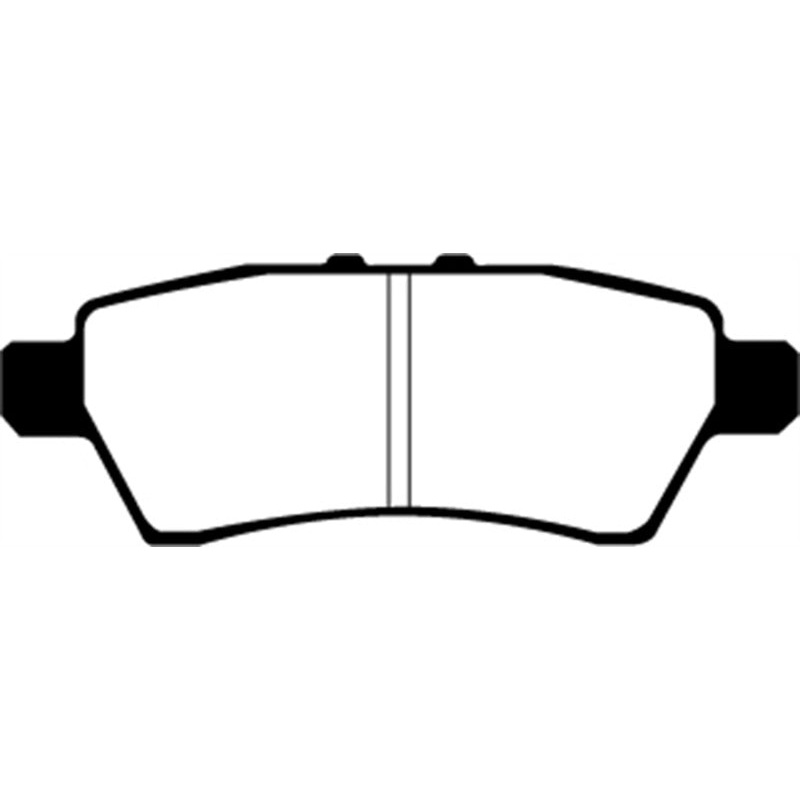 EBC 05-12 Nissan Pathfinder 4.0 Greenstuff Rear Brake Pads