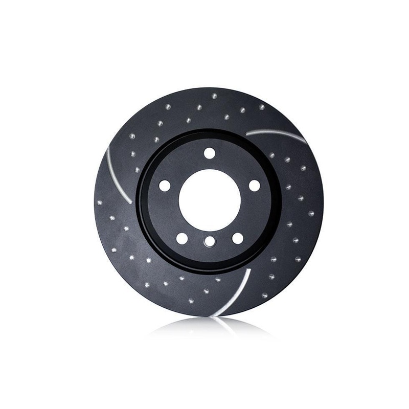 EBC GD Drilled & Slotted Front Rotor Set | 2017-2021 Honda Civic Type-R (GD2028)
