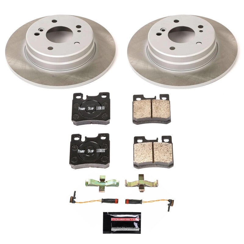 PowerStop Power Stop 96-00 Mercedes-Benz C280 Rear Semi-Coated Rotor Kit