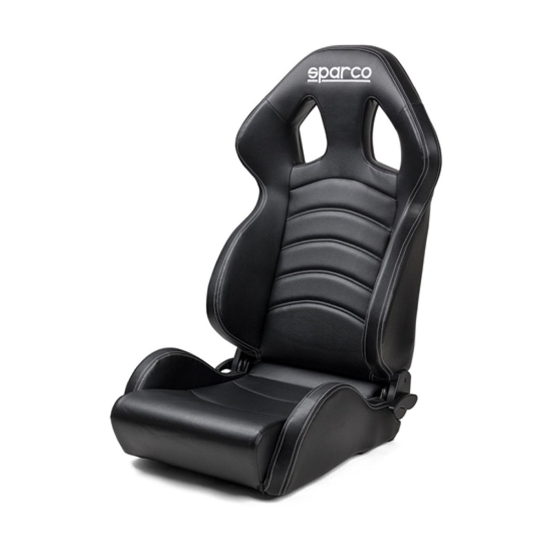 Sparco Seat Chrono Road Black Vinyl