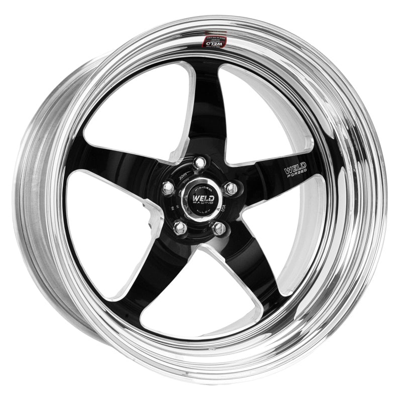 Weld S71 20×9 / 5x120mm BP / 6.4in. BS Black Wheel (Medium Pad) – Non-Beadlock