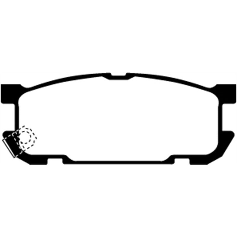 EBC 01-03 Mazda Miata MX5 1.8 (Sports Suspension) Ultimax2 Rear Brake Pads